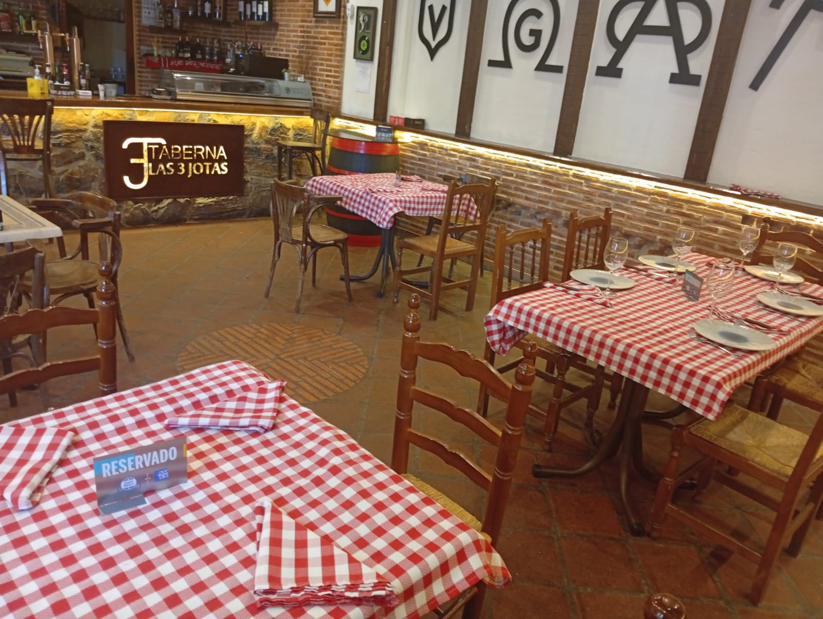Restaurante Interior Mesas